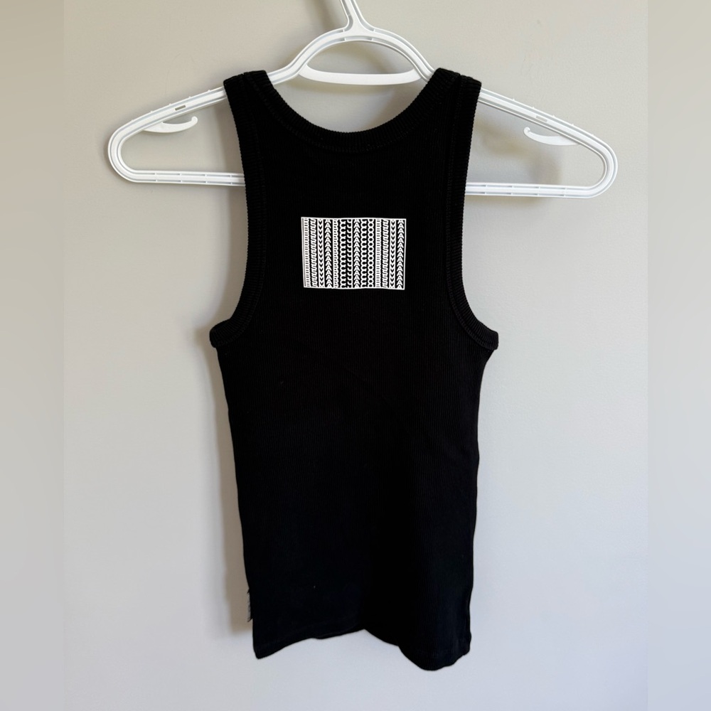 Marc Jacobs Black Ribbed Top